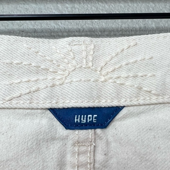 Daily Denim Hype by AG Jeans in Bone ButtonFly Classic Crop Jean Bull Denim 24 - Picture 10 of 15